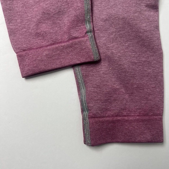 Gymshark Gray Pink Ombre Seamless Cropped Leggings Size S - Picture 6 of 10